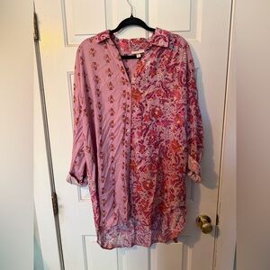 Knox Rose Purple Floral Top